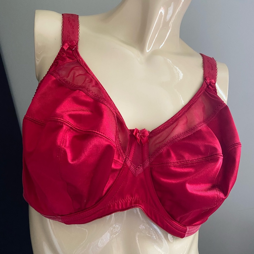 Goddess 38H US/ 38FF UK Kiera side support bra in red